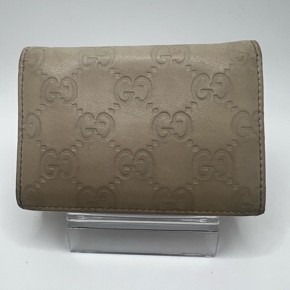 GUC Gucci Cream Mini Wallet - Picture 2 of 8